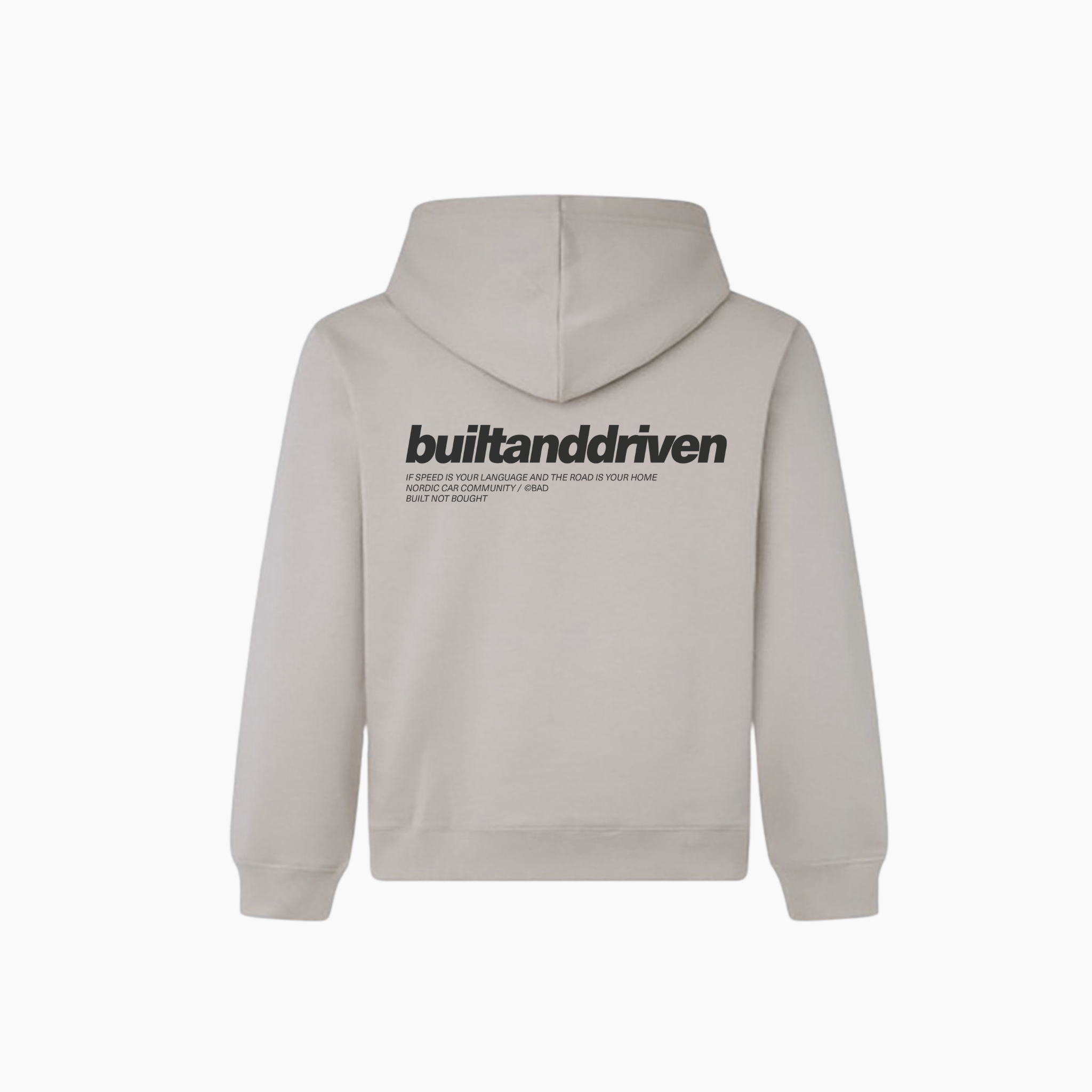 For the road - Light grey Hoodie