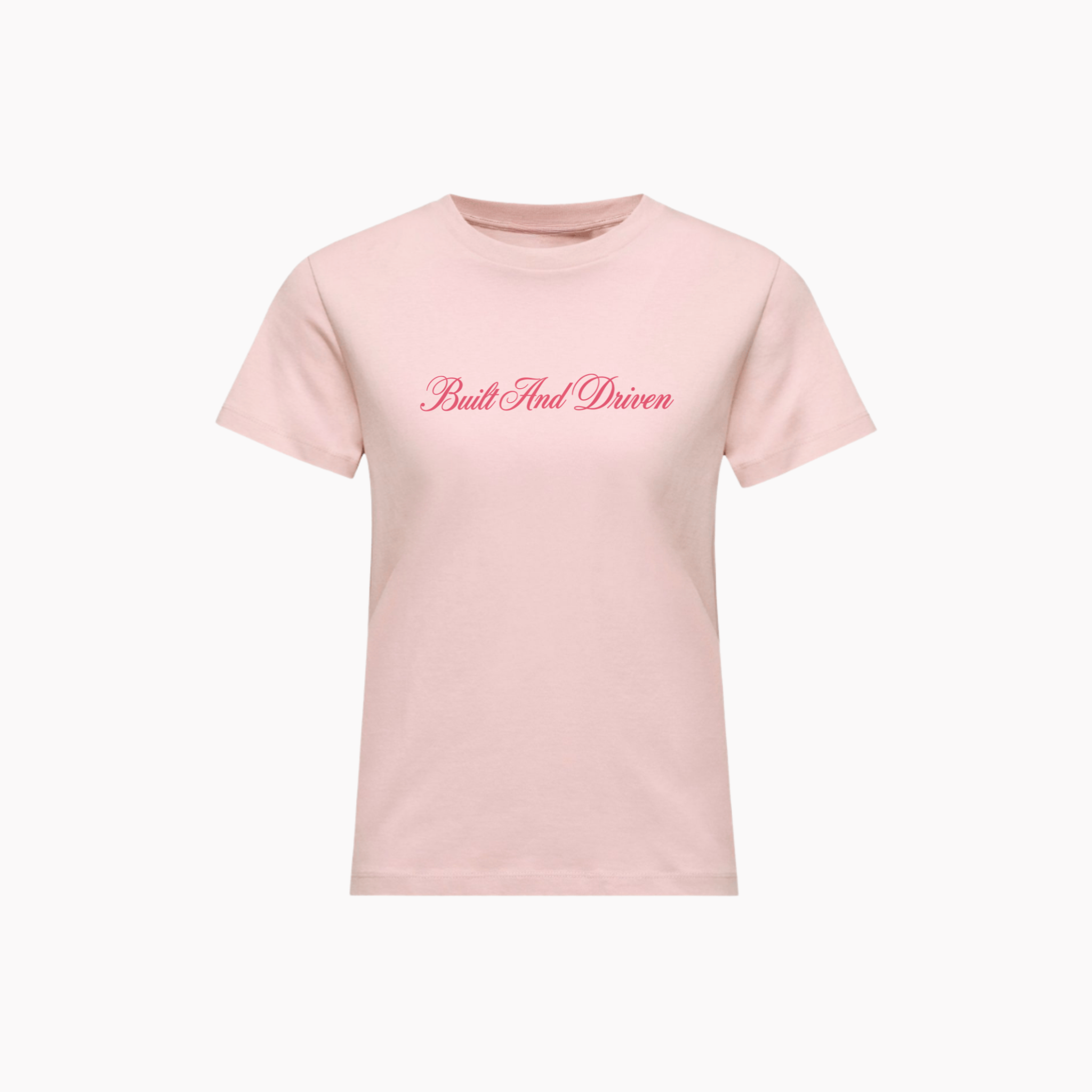 Womens Cropped tee - Pink