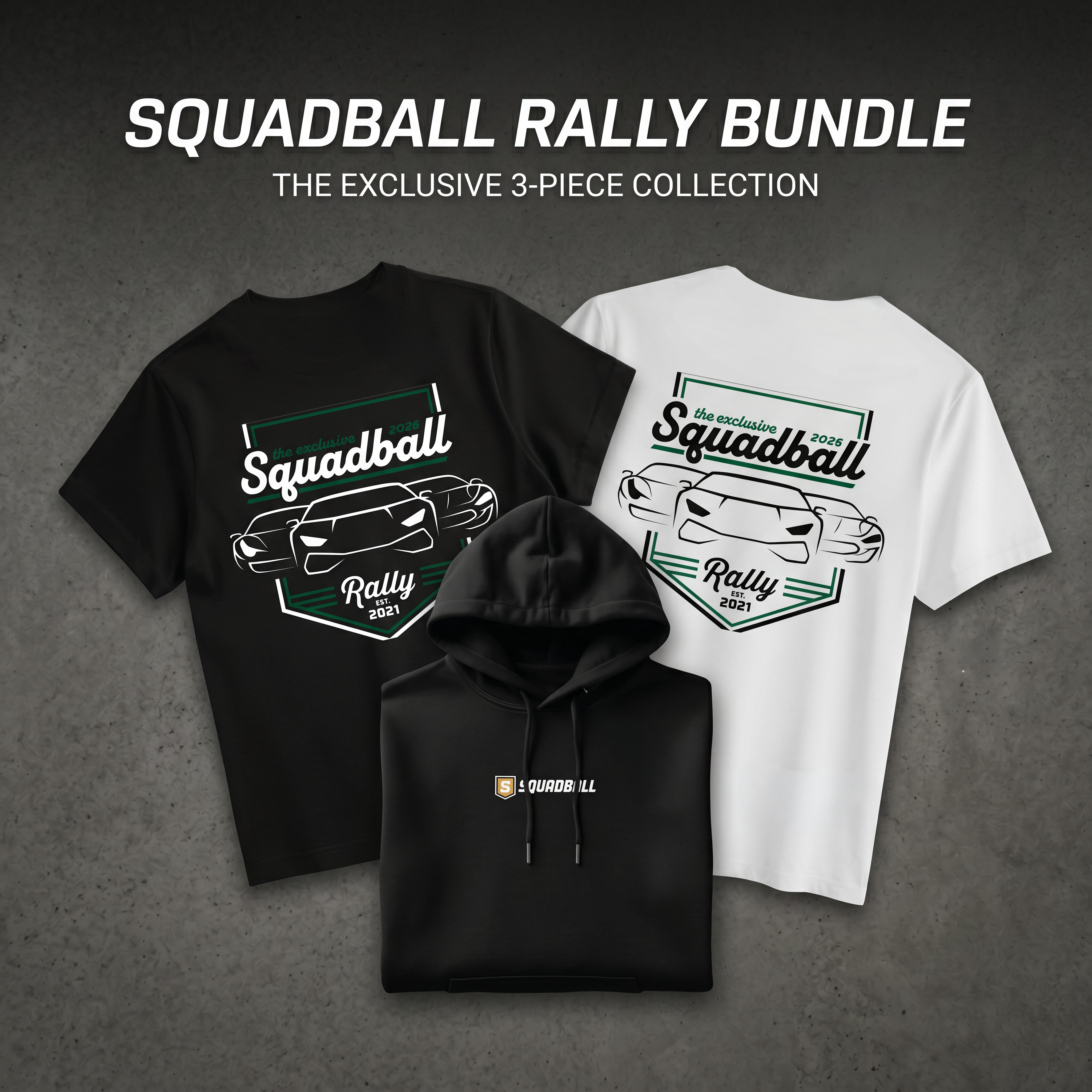 SQUADBALL EXCLUSIVE RALLY DRIVERS PACKAGE